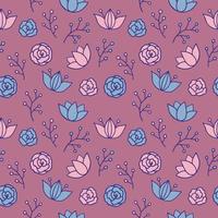 Seamless texture with floral background, pattern from flowers, wallpaper vector