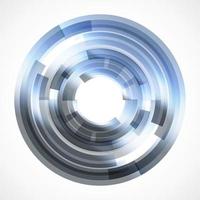 Geometric frame from circles, vector abstract background, wallpaper