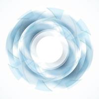 Geometric frame from circles, vector abstract background, wallpaper