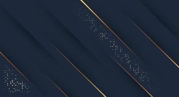 Luxury dark background with shiny lines, particle vector