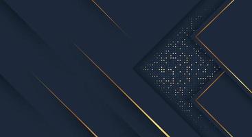 Luxury dark background with shiny lines, particle vector