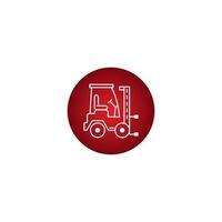 forklift vector icon