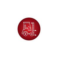 forklift vector icon