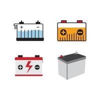 Battery icon vector