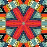 Abstract kaleidoscope background. Beautiful kaleidoscope seamless pattern. Multicolor mosaic texture. Seamless kaleidoscope texture. Unique kaleidoscope design vector