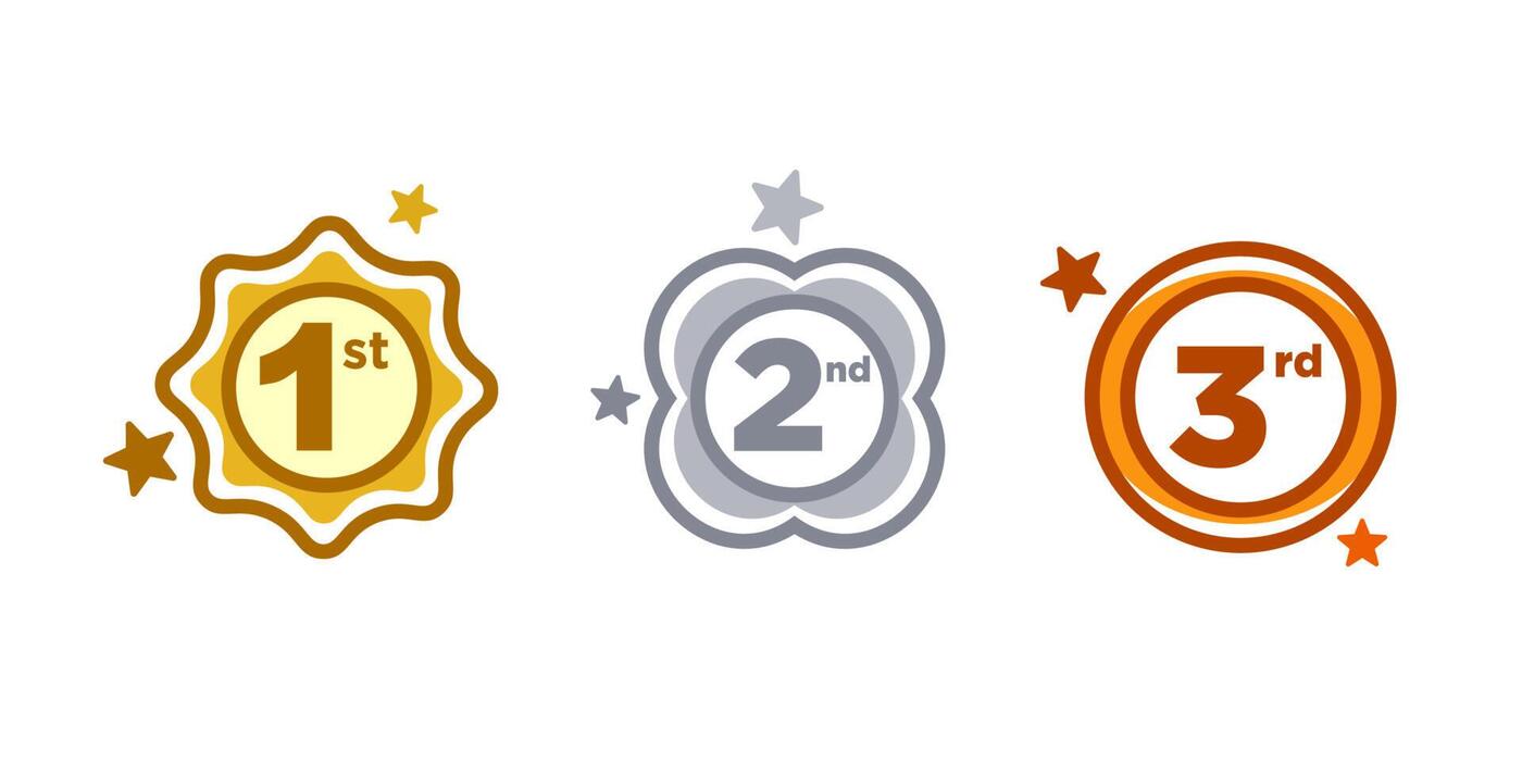 1st 2nd 3rd Place Vector Art, Icons, and Graphics for Free Download for Free Printable 1st 2nd 3rd Place Ribbons