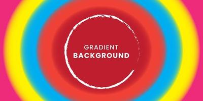 Background Gradient with Color Circle Pattern vector