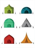 tent vector design illustration isolated on white background