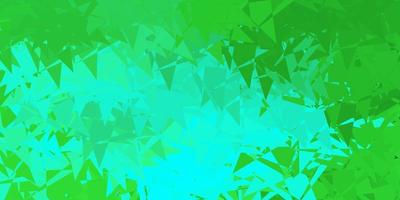 Light green vector backdrop with triangles, lines.
