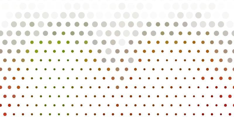 Light green, yellow vector background with spots.