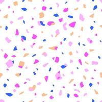 Seamless pattern in the style of terrazzo. vector