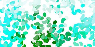 Light green vector template with abstract forms.