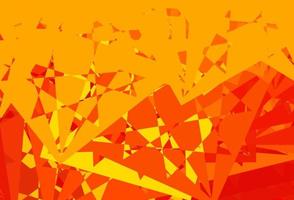 Dark Orange vector layout with triangle forms.