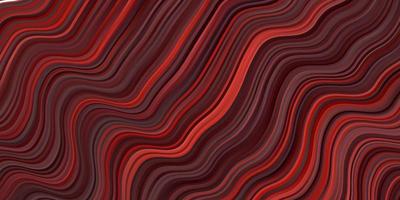 Dark Red vector pattern with wry lines.