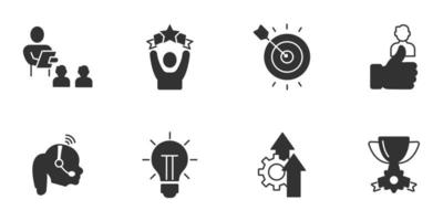 Coaching and Mentoring icons  symbol vector elements for infographic web