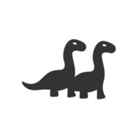 Dinosaurs icons  symbol vector elements for infographic web