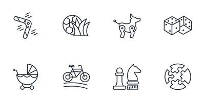 baby toy icons set . baby toy pack symbol vector elements for infographic web