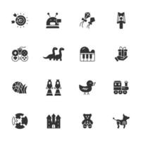 baby toy icons set . baby toy pack symbol vector elements for infographic web