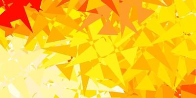 Light Orange vector texture with random triangles.