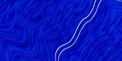 Light BLUE vector background with bent lines.