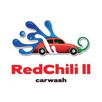 Red Chili Car Wash II Logo vector