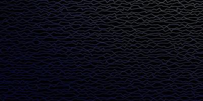 Dark BLUE vector background with bent lines.