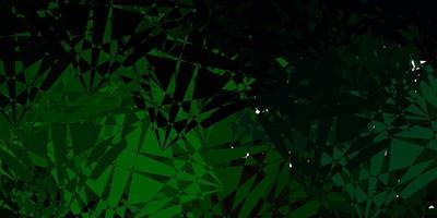Dark Green, Red vector texture with random triangles.