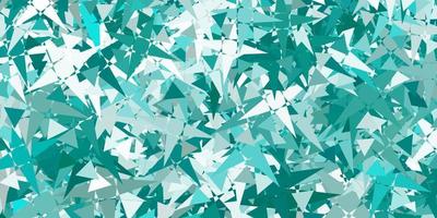 Light Green vector pattern with polygonal shapes.