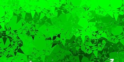 Light Green, Yellow vector background with triangles.