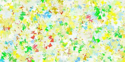 Light multicolor vector texture with random triangles.