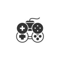 Gamepad icons  symbol vector elements for infographic web