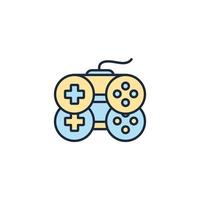 Gamepad icons  symbol vector elements for infographic web