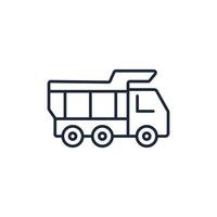 truck icons  symbol vector elements for infographic web