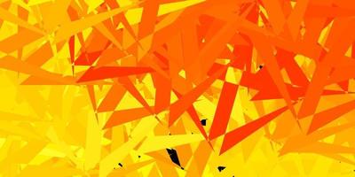 Light orange vector texture with random triangles.