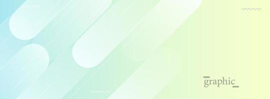 Colorful banner template with gradient color. Elegant line design vector