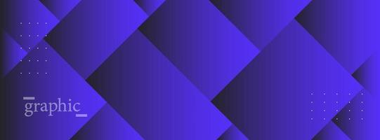banner de fondo degradado de efecto cuadrado azul y negro vector