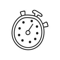 stopwatch doodle vector