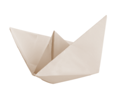 bateau en papier isolé png