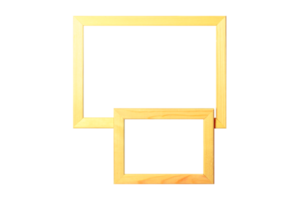 gold picture frame png