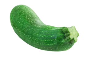 green zucchini isolated png