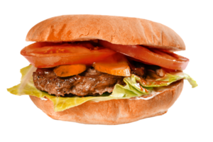 beef hamburger isolated png