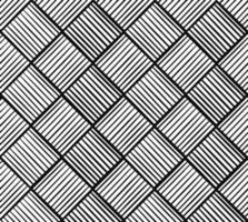 Textil de adorno de patrones sin fisuras rítmicos en blanco y negro vector