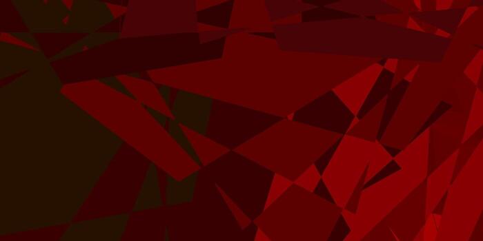 textura de vector verde oscuro, rojo con triángulos al azar.