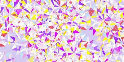 Light multicolor vector texture with bright snowflakes.