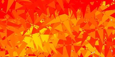 Light Orange vector pattern with abstract shapes.