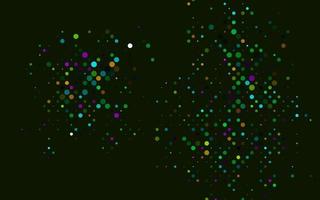 Light Multicolor, Rainbow vector backdrop with dots.