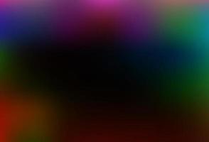 Dark Multicolor, Rainbow vector glossy bokeh pattern.
