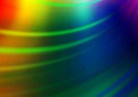 Light Multicolor, Rainbow vector blurred bright pattern.