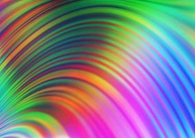 Light Multicolor, Rainbow vector background with curved circles.