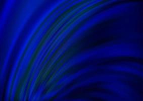 Dark BLUE vector pattern with liquid shapes.